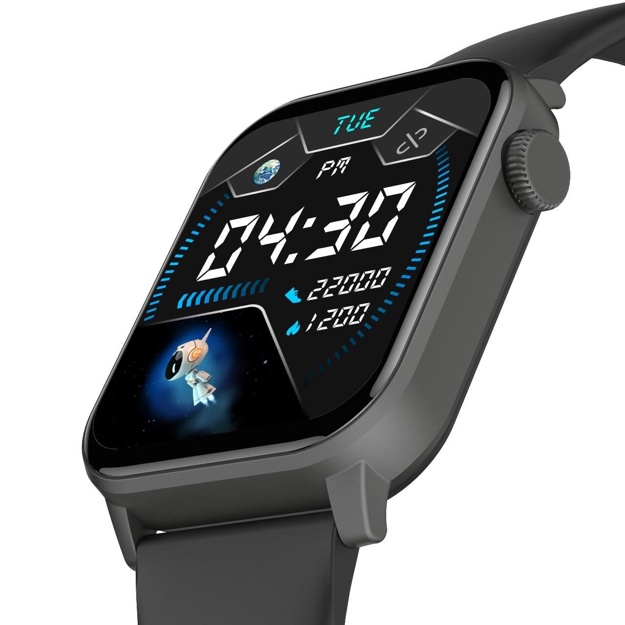 Green Lion Wise Smart Watch - Black