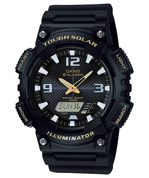 Casio AQS810W-1BVDF Men's Solar Sport Combination Watch