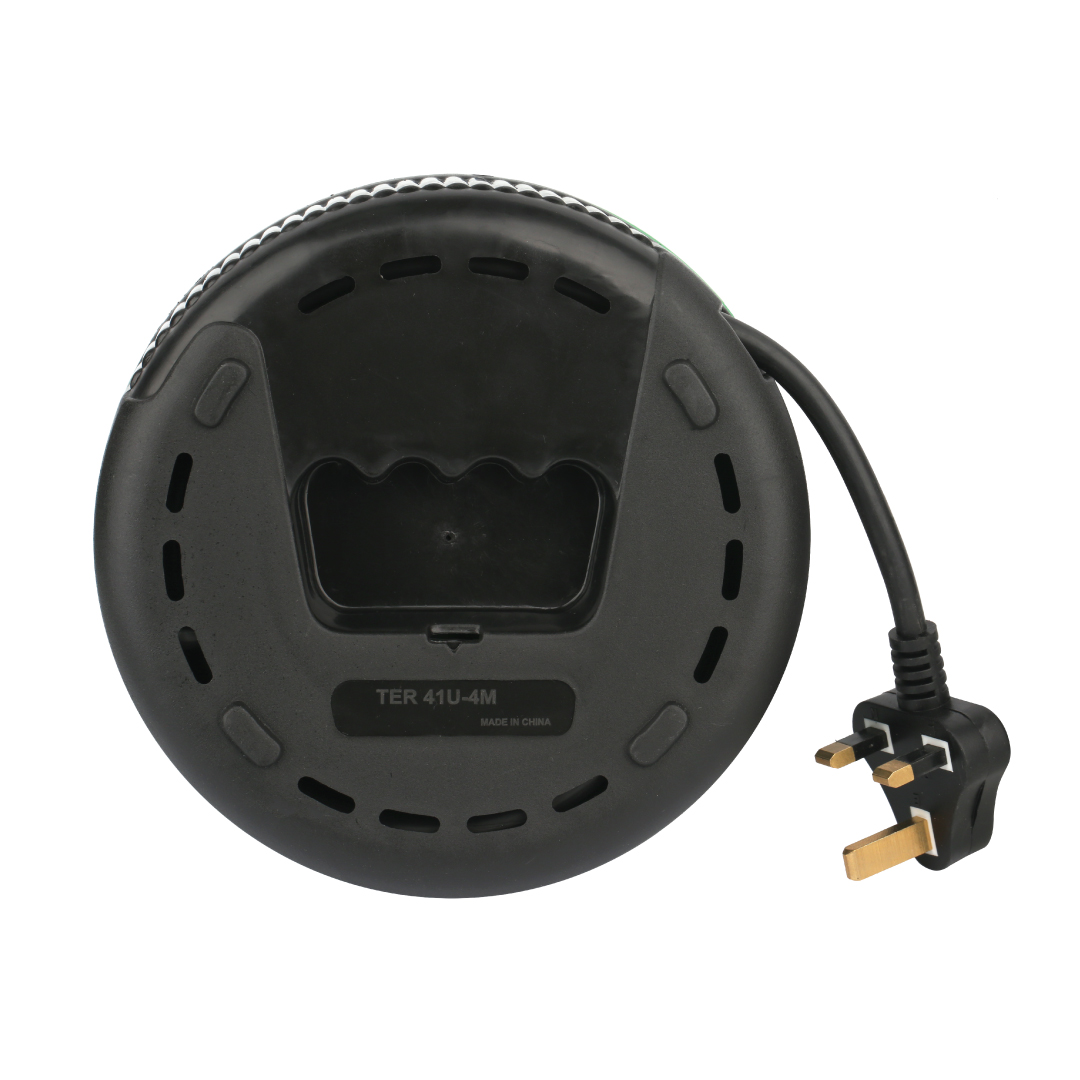 4 Way Universal Power Extension Reel With Master Switch+Indicator and 4M Cable.