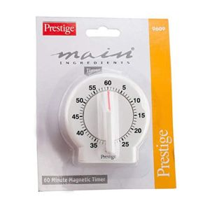 Prestige Magnetic Mechanical Timer - Plastic - White