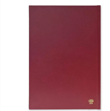 FIS A4 Diary 2024 Arabic/English (Saturday & Sunday Combined) Maroon - FSDI48AE24MR