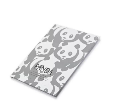 FIS Pack Of 5 Hard Cover Notebook, 96 Sheets A4 Panda Design 2 -FSNBHCA496-PAN2