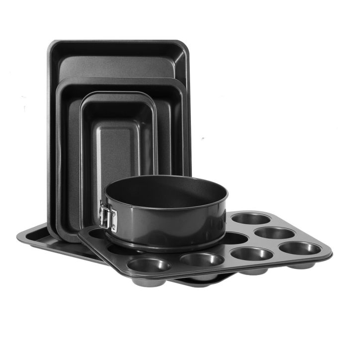 6 PCS Bakeware Set – Carbon Steel, Oven Safe, Premium Non-Stick Coating, 0.4MM Thick, PFOA, PTFE, And BFA Free