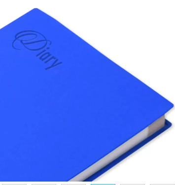 Fis 2024 Pocket Diary English With Pvc Soft Cover Blue -FSDI09E24BL