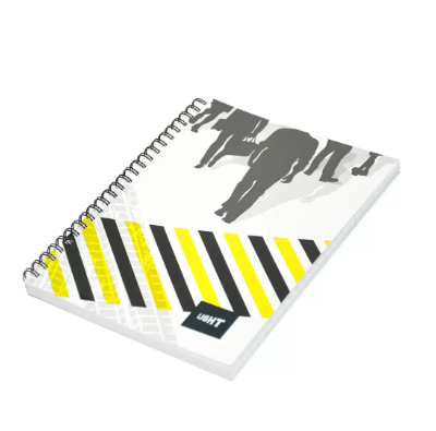 Light LINB971801S Spiral Single Line Notebook - Pack of 10 Pieces (100 Sheets Each, 9X7in)