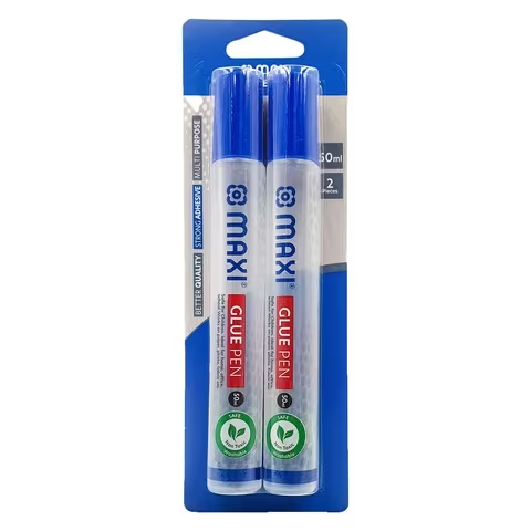 Maxi Glue Pen White 50ml Pack of 2
