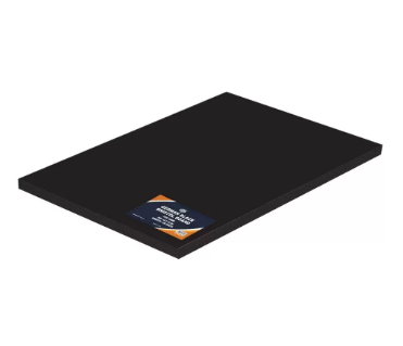 100-Piece FIS Black Bristol Board, 50x70cm,230GSM, Brilliant Black - FSBI235070BK