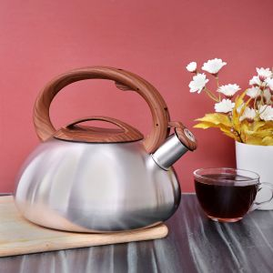 Royalford 3L Whistling Kettle - Aluminium - Silver - 3 LITER