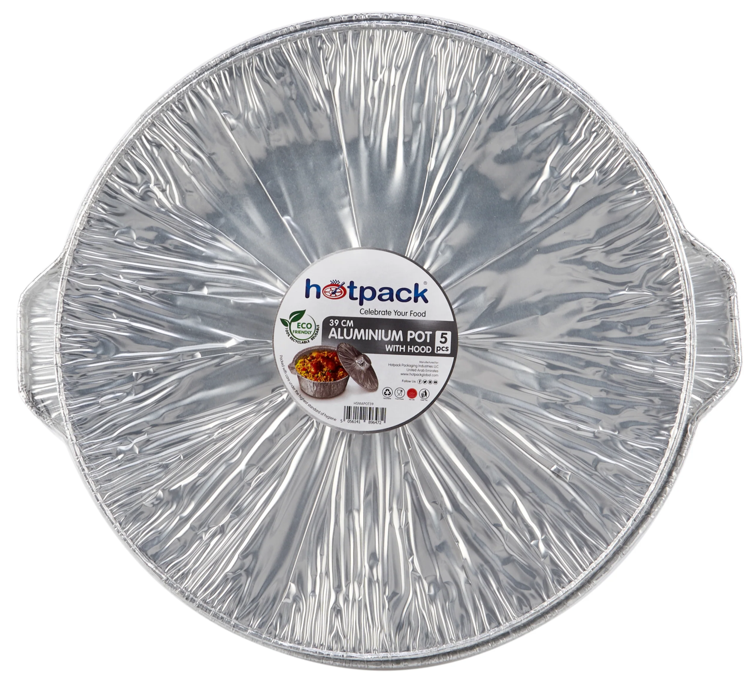 Aluminium Pot With Lid 5 pieces