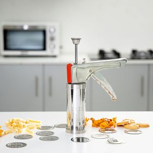 Royalford Cookie Press - Stainless Steel - Silver