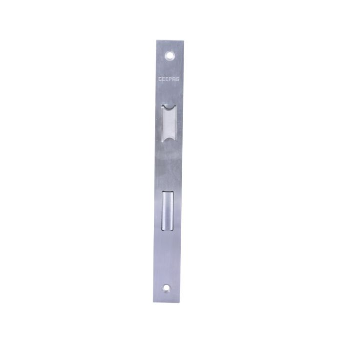 Geepas Stainless Steel Bathroom Lock | SS 304 Bolts | Latch Bolt & Dead Bolt | Ideal For Bedroom, Bathroom And More | Retardant Material | 235mm Forend Plate | 2 Years Warranty