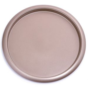 Royalford Non Stick Pizza Crisper Tray For Oven - Aluminium - Beige