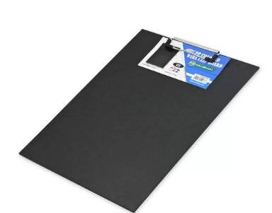 FIS Clip Boards PP Foolscap Size, Color: Black -FSCBPPFSBK