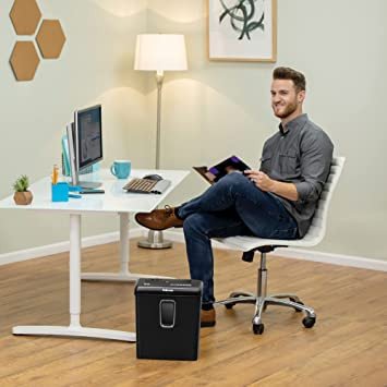 Fellowes Powershred P-30C 6-Sheet Cross-Cut Deskside Paper Shredder