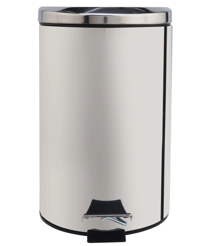 Hygic Stainless Steel Pedal Bin Dust Bin(Glossy Design)
