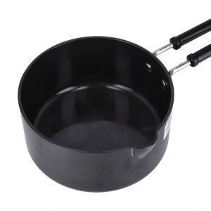 Royalford 16Cm Hard Anodized Saucepan/3Mm 1X24 - Anodised - Black