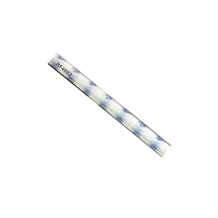Royalford RF4683 20M Table Roll - Tablecloth Cover Protector | Tablecloth Daisy Silver, Small Polka Floral, Wipe Clean, Table Cloth | Spill Proof Reusable Roll | Ideal Dinning Table, Hall, & More (Whi