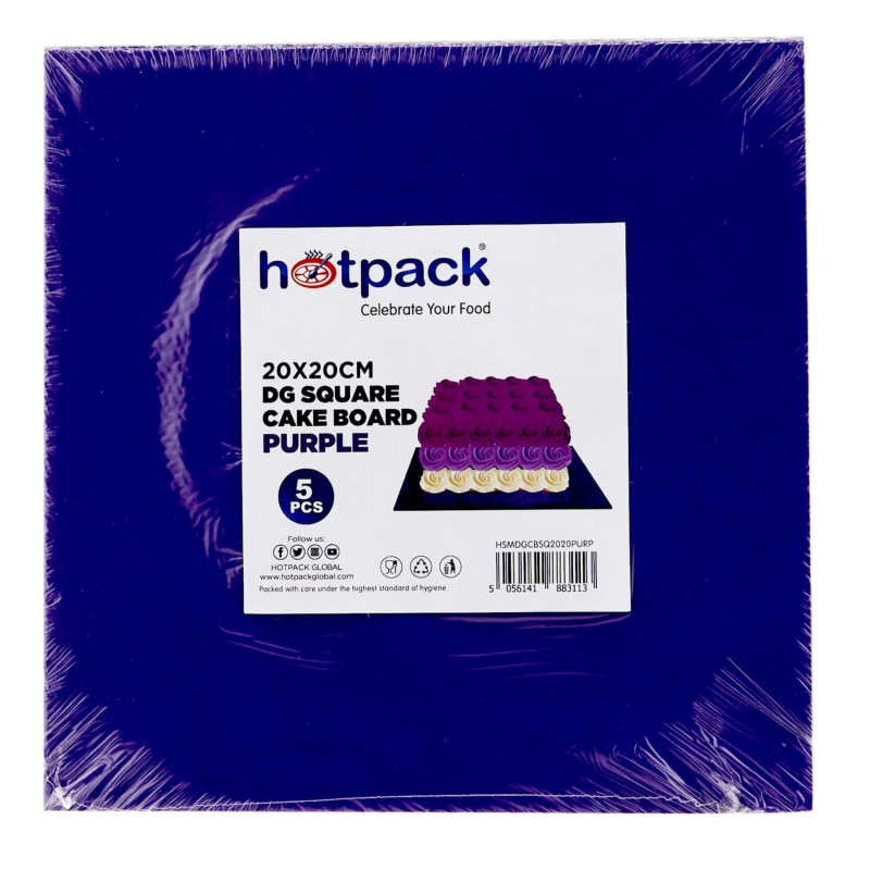 Square Cake Board 5 Pieces