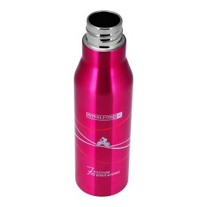 Royalford Vacuum Bottle - Stainless Steel - Pink - 450 ML - RF6605PN