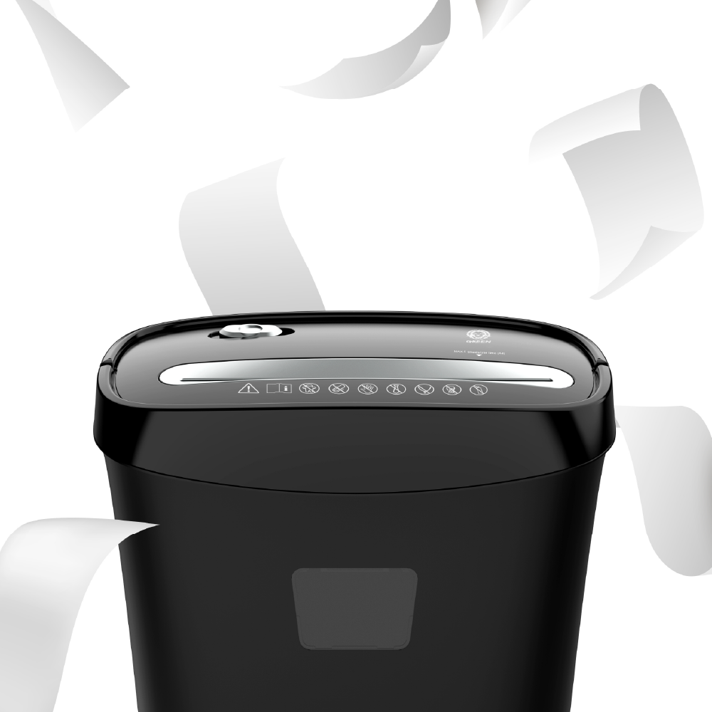 Green Mega Shredding Machine 15L - Black