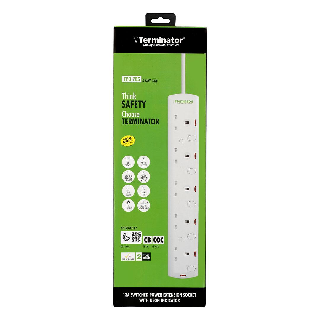 3 Way UK Power Extension Socket