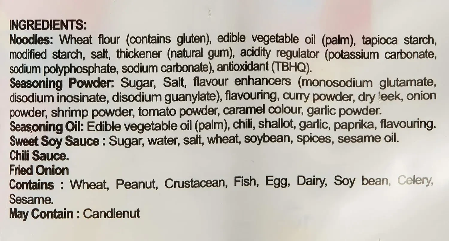 Indomie Spicy Curry Fried Noodles 8 x 5 x 90G