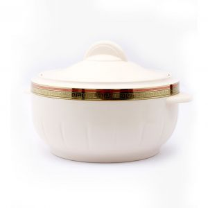 Royalford 3500 Ml Litre Classic Casserole - Plastic - White - 35 LITER