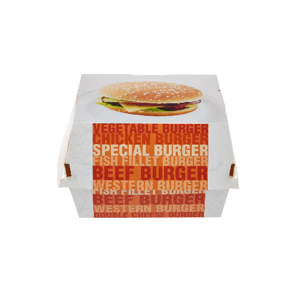 Paper Burger Box Printed