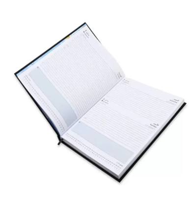 FIS A4 Diary 2023 Arabic/English (Saturday & Sunday Combined) Black - FSDI48AE23BK