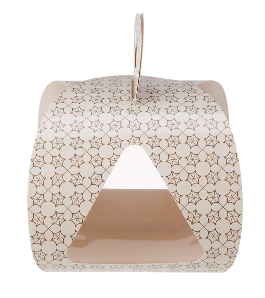 Single Paper Cake Cup Box With Window(12x12x15 Cm)10 Pieces