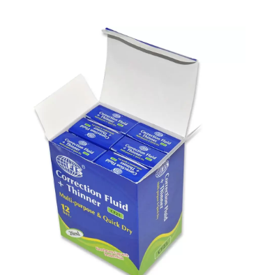 12-Piece FIS Correction Fluid + Thinner Bottle Set, 20ml - FSCF23