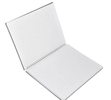 LIGHT Pack of 5 Spiral Hard Cover Notebook, Single Line, 9X7 Inches (22.86 X 20.32 CM) 100 Sheets -LINBS971706