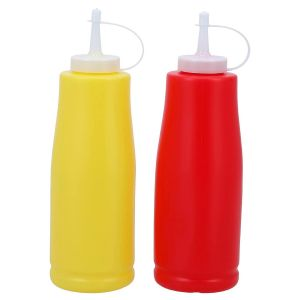 Royalford Ketchup Bottle - Plastic - Multicolor - 600 ML
