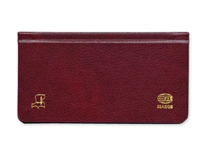 FIS 2024 Slim Diary Bonded Leather Arabic English 1 Side Padded Maroon -FSDI52AEGB24MR