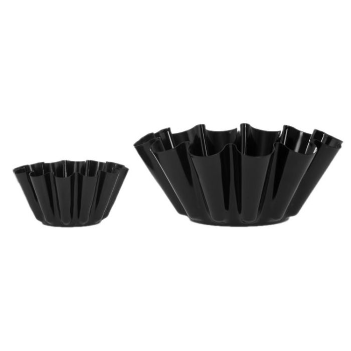 Royalford RF8785 Non-Stick Round Mini Fluted Tart Tins/Quiche Pans, 6 Cm (Set Of 4), Mini Oven Safe Tart Baking Tins