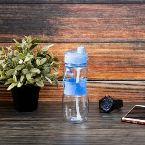 Royalford 600Ml Water Bottle - Plastic - Blue - RF6425