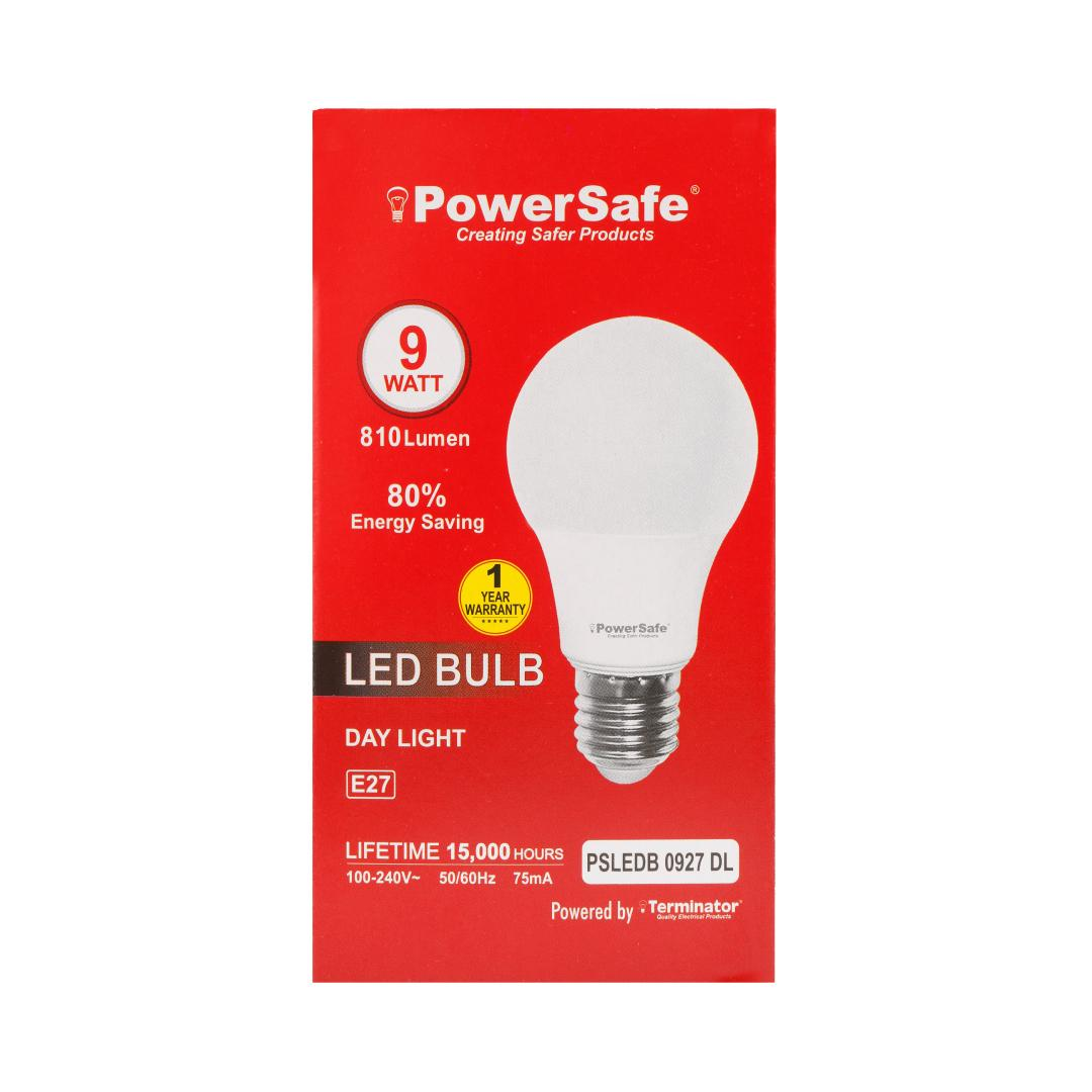 PowerSafe brand 9W LED Bulb E27 – Day Light