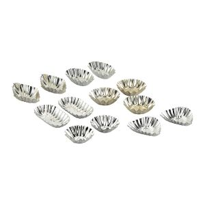 Prestige Tart Moulds Set 12 Piece - Stainless Steel - Silver