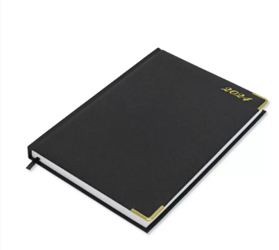 FIS Executive Daily Diary 2024 (English) Black - FSDI88E24BK