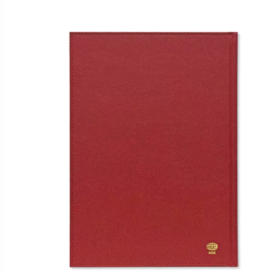 FIS A4 Golden Diary 2024 (English) Maroon - FSDI44EG24MR