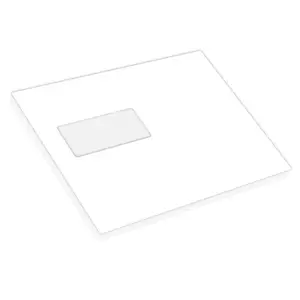 FIS White Envelopes Peel & Seal, Left Window, Security Cut, Inner Print, Pack of 50 Pcs. C5 (162 X 229 mm), 100 GSM - FSWE1026PLSI50