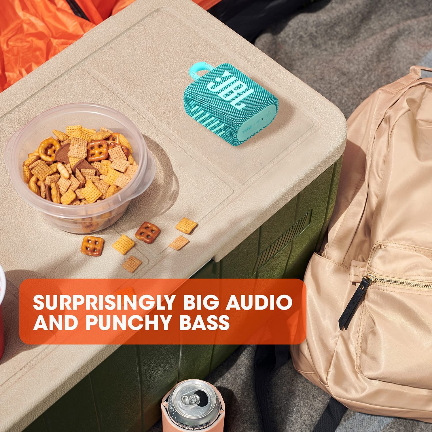 JBL GO 3 Portable Waterproof Wireless Speaker - Teal