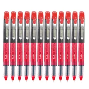 Scrikss Needle Point Pen Red Color 0.5 Mm, 12 Pieces - OSBP78799