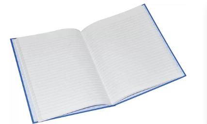 FIS Manuscript Books 8 mm Single Ruled, (Pack of 5 Pcs x 144 Sheets) 3 Quire, Inch Size - FSMN10X83Q