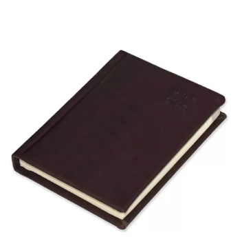 FIS 2023 Pocket Diary Italian Pu Arabic English Hard Cover Dark Brown -FSDI11AE23DBR