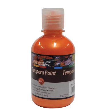 Artmate Tempera Pearl Colors (orange), 250 Ml