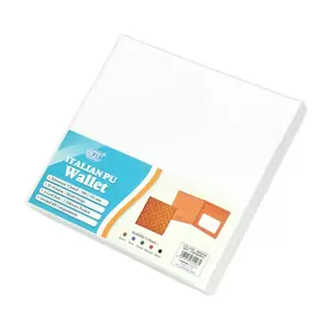 FIS Italian PU Bifold Design Wallets Polyurethane For Men, ID Card Window, 6 Card Slots, 2 Sideways Pockets, Divided Bill Compartments, Brown Colour, Closed Size 100 x 105 mm - FSPQBRD2