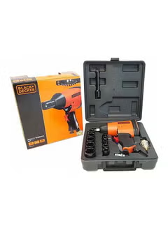 Pneumatic Tool Set Orange/Black/Red 30cm