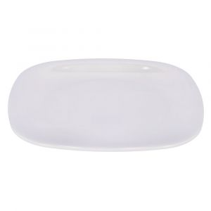 Royalford 75 Inch Opal Ware Square Plate - Opalware - White