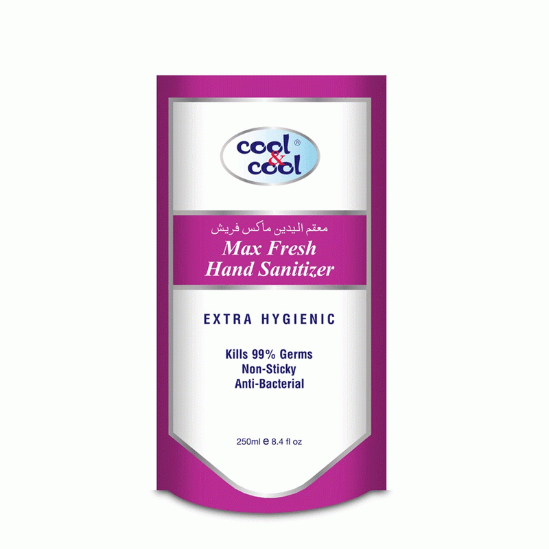 Hand Sanitizer Refill Pouch Max Fresh 250ml